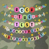 Rock The Test Day Dont Stress Just Do Your Best Bracelet Legacy Tie Dye Trucker Hat