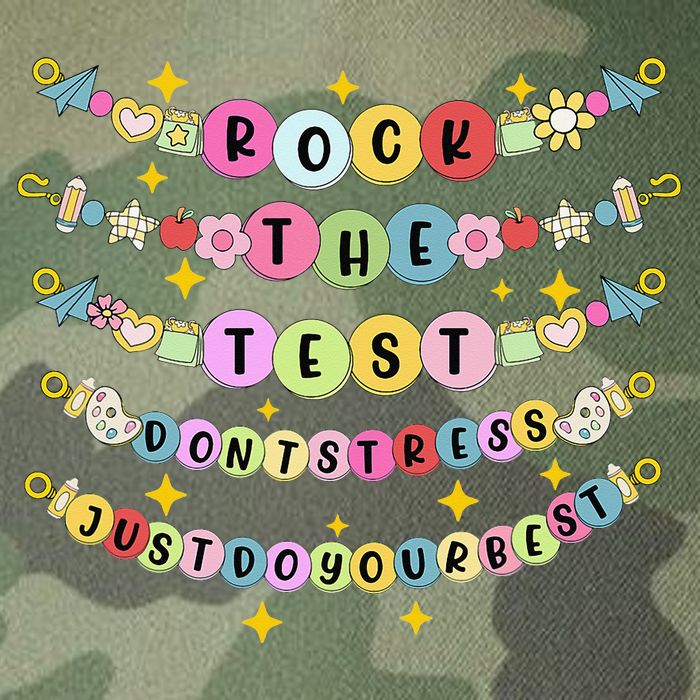 Rock The Test Day Dont Stress Just Do Your Best Bracelet Legacy Tie Dye Trucker Hat