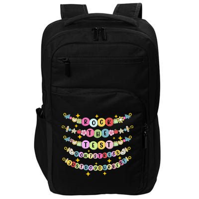 Rock The Test Day Dont Stress Just Do Your Best Bracelet Impact Tech Backpack