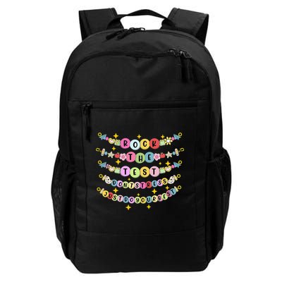 Rock The Test Day Dont Stress Just Do Your Best Bracelet Backpack