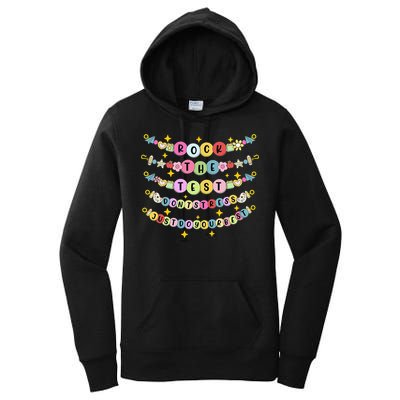 Rock The Test Day Dont Stress Just Do Your Best Bracelet Women's Pullover Hoodie
