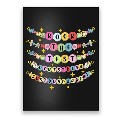 Rock The Test Day Dont Stress Just Do Your Best Bracelet Poster
