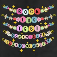 Rock The Test Day Dont Stress Just Do Your Best Bracelet Hat