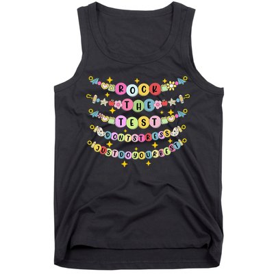 Rock The Test Day Dont Stress Just Do Your Best Bracelet Tank Top