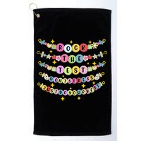 Rock The Test Day Dont Stress Just Do Your Best Bracelet Golf Towel