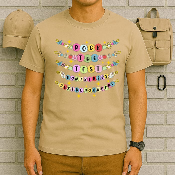 Rock The Test Day Dont Stress Just Do Your Best Bracelet T-Shirt
