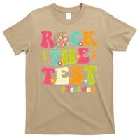 Rock The Test Testing Day Retro Smile Face Teacher Student T-Shirt