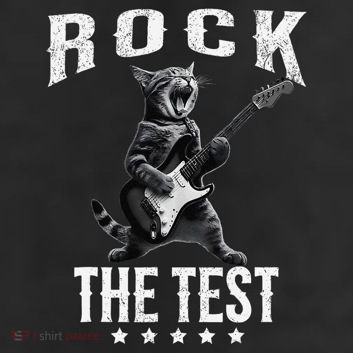 Rock The Test Teacher Test Day Cat Lover State Testing Adult Drive Performance Visor