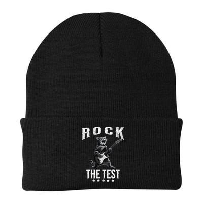 Rock The Test Teacher Test Day Cat Lover State Testing Beanie