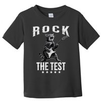 Rock The Test Teacher Test Day Cat Lover State Testing Toddler T-Shirt