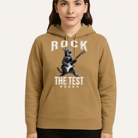 Rock The Test Teacher Test Day Cat Lover State Testing Hoodie