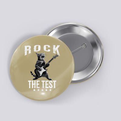 Rock The Test Teacher Test Day Cat Lover State Testing Button
