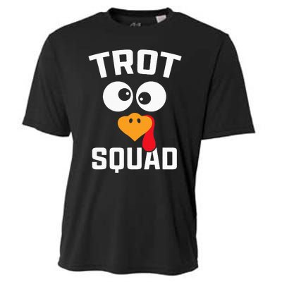 Running Turkey Trot Squad Thanksgiving For Cooling Performance Crew T-Shirt