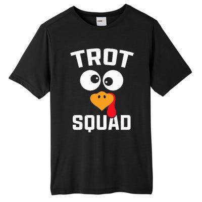 Running Turkey Trot Squad Thanksgiving For Tall Fusion ChromaSoft Performance T-Shirt