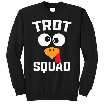 Running Turkey Trot Squad Thanksgiving For Tall Sweatshirt