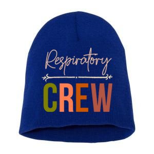 Respiratory Therapist Therapy Crew Matching Lung Health Week Gift Short Acrylic Beanie