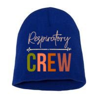 Respiratory Therapist Therapy Crew Matching Lung Health Week Gift Short Acrylic Beanie