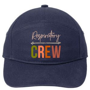 Respiratory Therapist Therapy Crew Matching Lung Health Week Gift 7-Panel Snapback Hat