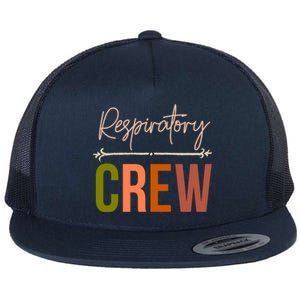 Respiratory Therapist Therapy Crew Matching Lung Health Week Gift Flat Bill Trucker Hat