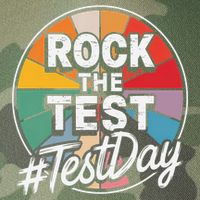 Rock The Test Motivation For Teachers Students On Exam Day Legacy Tie Dye Trucker Hat