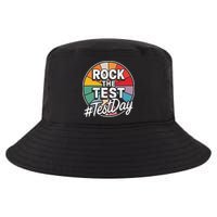 Rock The Test Motivation For Teachers Students On Exam Day Cool Comfort Performance Bucket Hat