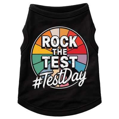 Rock The Test Motivation For Teachers Students On Exam Day Doggie Tank