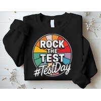 Rock The Test Motivation For Teachers Students On Exam Day Sweatshirt