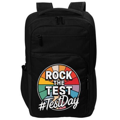 Rock The Test Motivation For Teachers Students On Exam Day Impact Tech Backpack