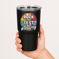 Rock The Test Motivation For Teachers Students On Exam Day Tumbler