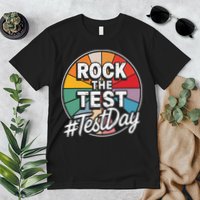Rock The Test Motivation For Teachers Students On Exam Day Premium T-Shirt
