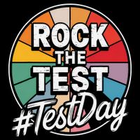 Rock The Test Motivation For Teachers Students On Exam Day Premium T-Shirt