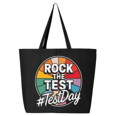 Rock The Test Motivation For Teachers Students On Exam Day 25L Jumbo Tote