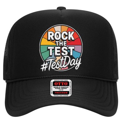 Rock The Test Motivation For Teachers Students On Exam Day Trucker Hat