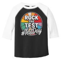 Rock The Test Motivation For Teachers Students On Exam Day Toddler Fine Jersey T-Shirt