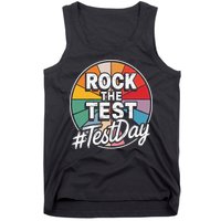 Rock The Test Motivation For Teachers Students On Exam Day Tank Top