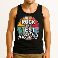 Rock The Test Motivation For Teachers Students On Exam Day Tank Top