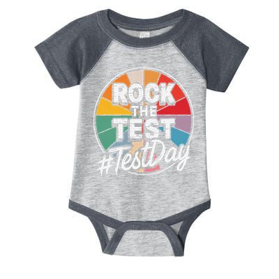 Rock The Test Motivation For Teachers Students On Exam Day Infant Baby Jersey Bodysuit