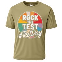 Rock The Test Motivation For Teachers Students On Exam Day Performance Shirt