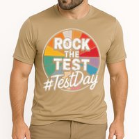 Rock The Test Motivation For Teachers Students On Exam Day Performance Shirt