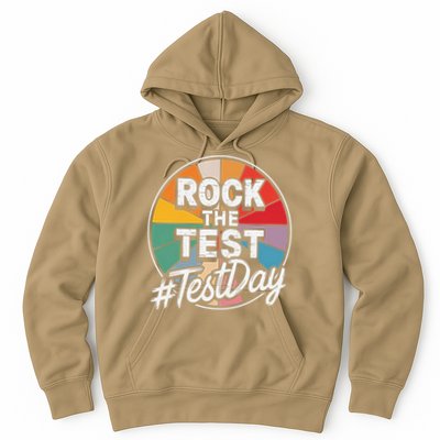 Rock The Test Motivation For Teachers Students On Exam Day Hoodie