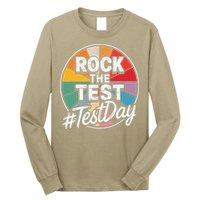 Rock The Test Motivation For Teachers Students On Exam Day Long Sleeve Shirt