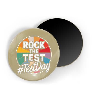 Rock The Test Motivation For Teachers Students On Exam Day Magnet