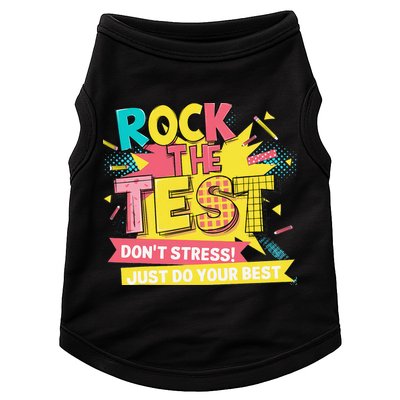 Rock The Test Day Testing Day Doggie Tank