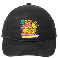 Rock The Test Day Testing Day 7-Panel Snapback Hat