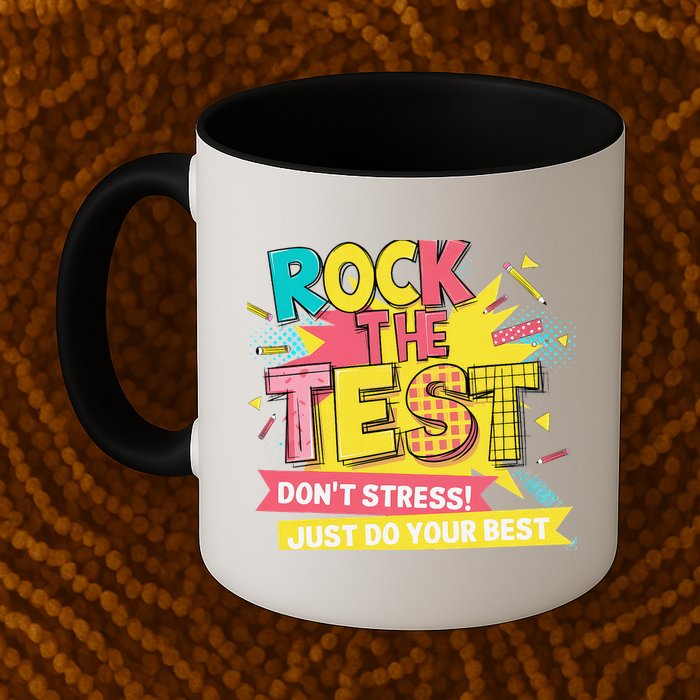 Rock The Test Day Testing Day Mug