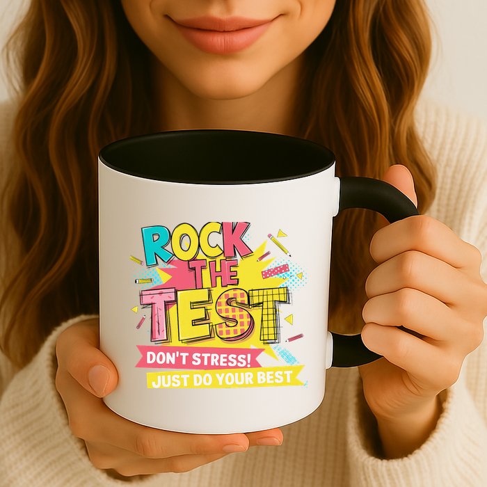 Rock The Test Day Testing Day Mug