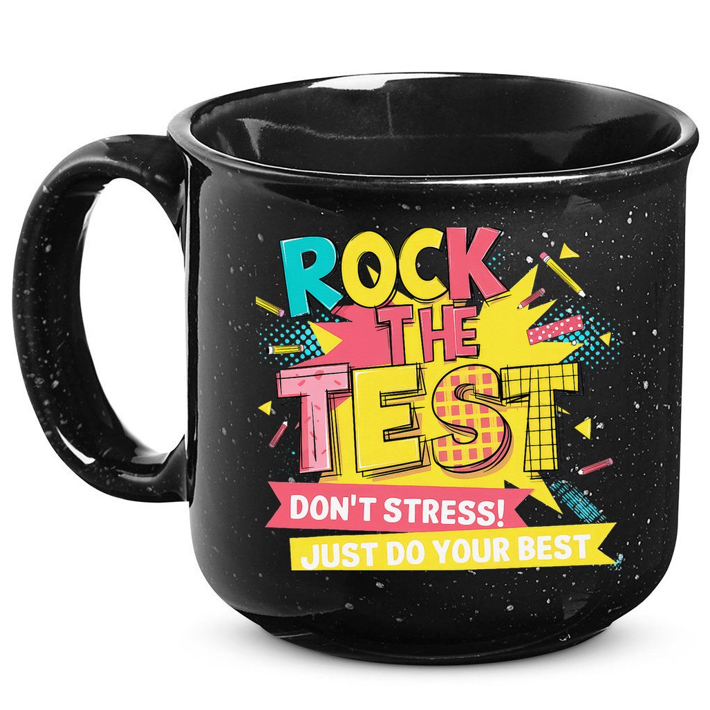 Rock The Test Day Testing Day 15oz Campfire Ceramic Mug