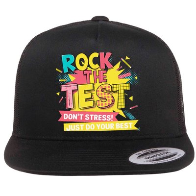 Rock The Test Day Testing Day Flatbill Hat
