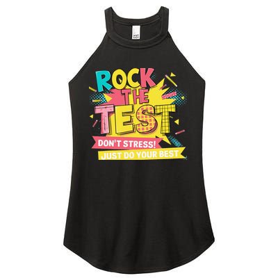 Rock The Test Day Testing Day Women's Perfect Tri Rocker Tank