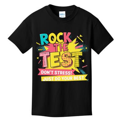 Rock The Test Day Testing Day Kids T-Shirt